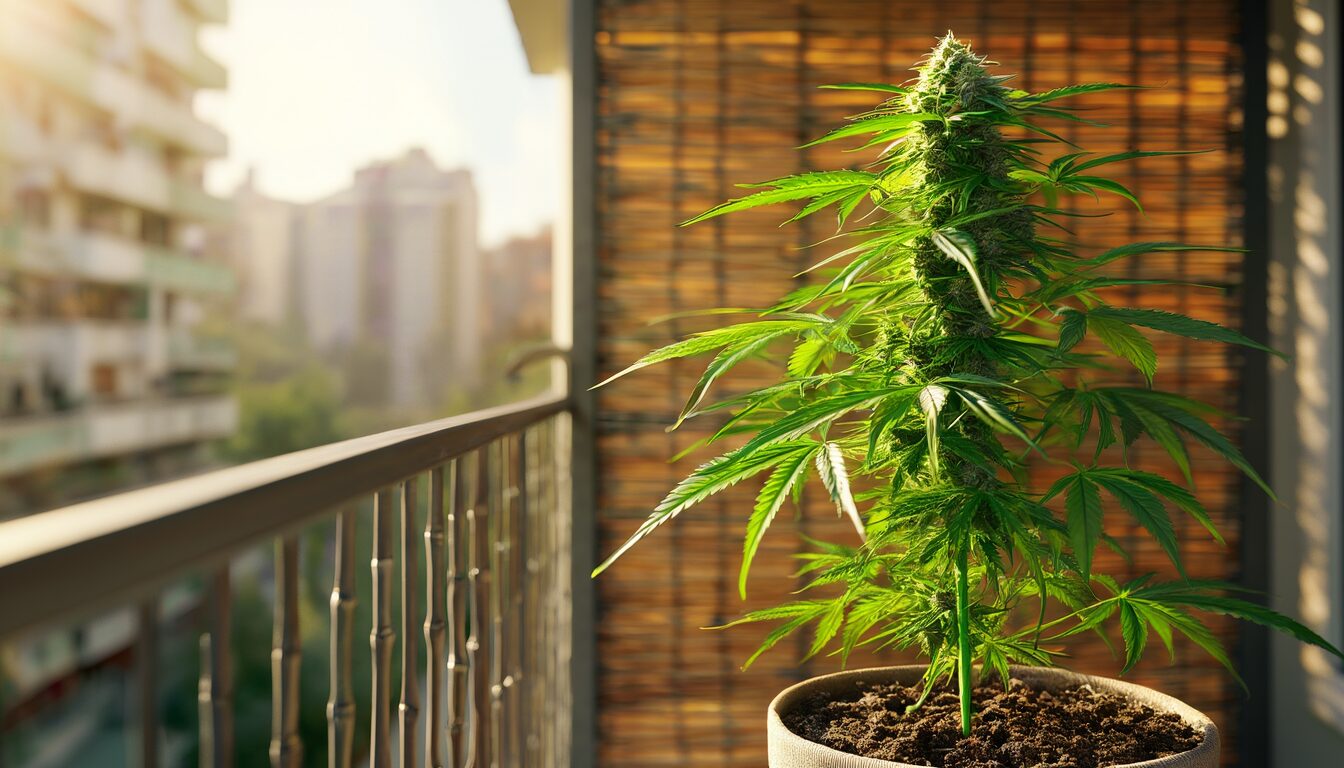 Cannabis auf dem Balkon anbauen: Standort, Topf, Diskretion