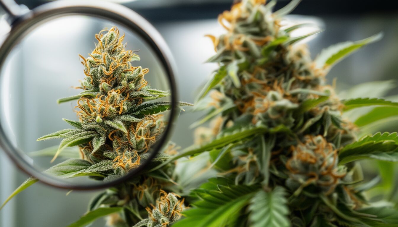 Cannabis-Erntezeitpunkt: Trichome mit der Lupe richtig lesen
