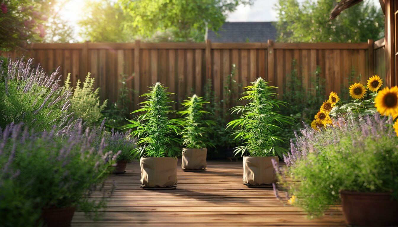 Cannabis outdoor: Geruch & Sichtschutz vor den Nachbarn