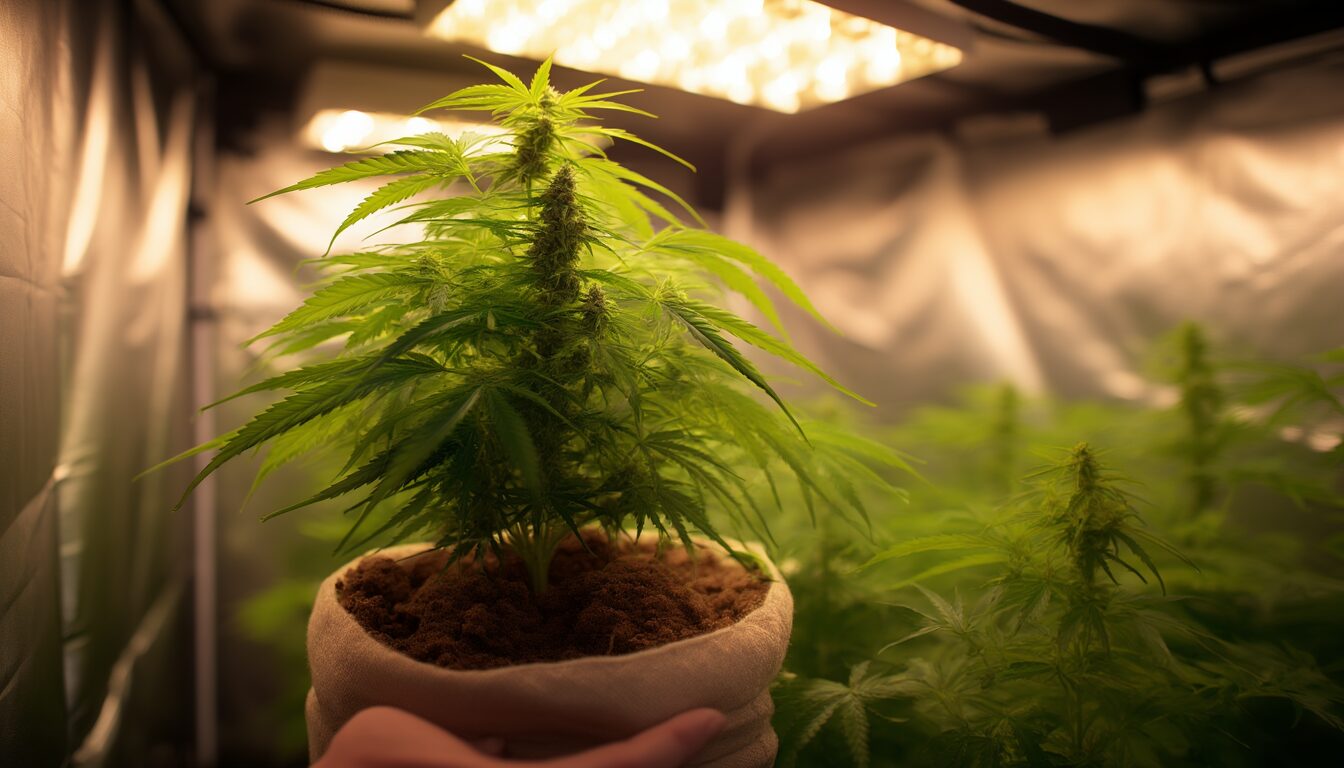 Cannabis richtig gießen: wie oft, wie viel und die Topf-Gewicht-Methode
