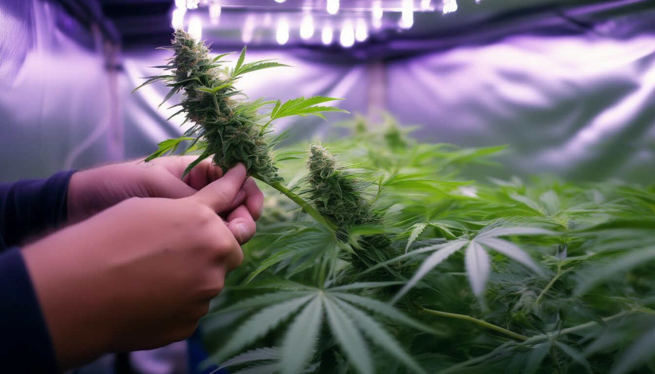 Supercropping bei Cannabis: Triebe knicken für dickere Stängel