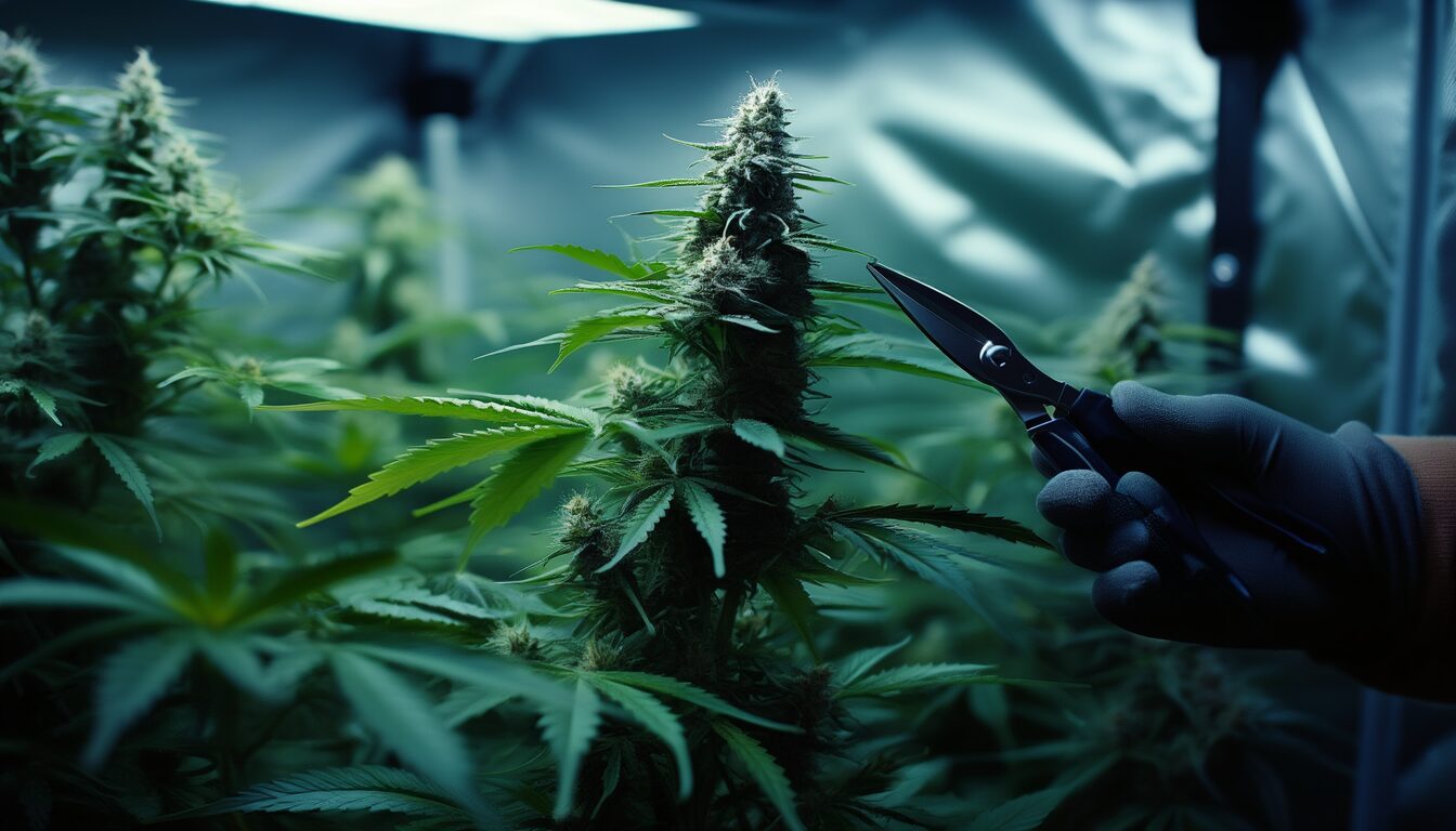 Cannabis morgens ernten: beste Tageszeit für Harz & Terpene
