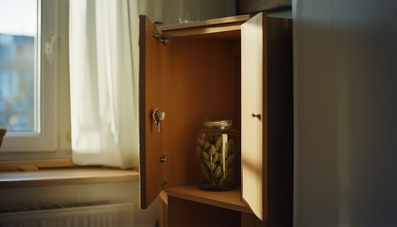 Cannabis zuhause aufbewahren: legale Menge & Schutz
