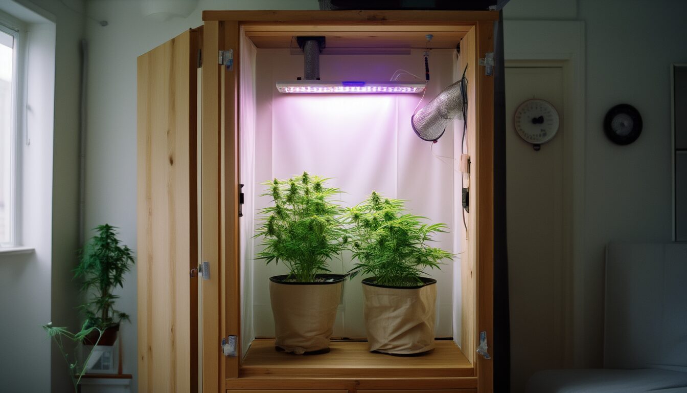 Growbox selber bauen: günstiger Growschrank statt Fertigzelt