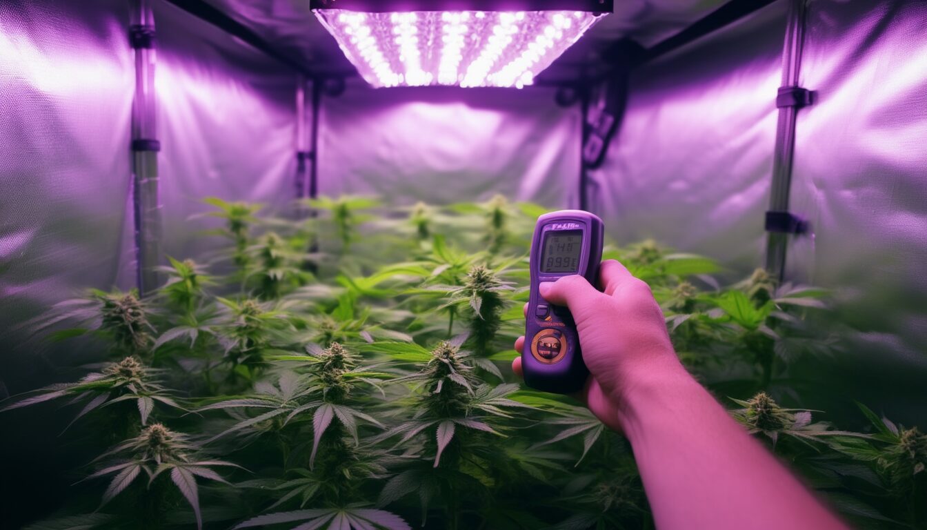 PPFD & DLI im Growzelt messen: Lichtwerte je Phase