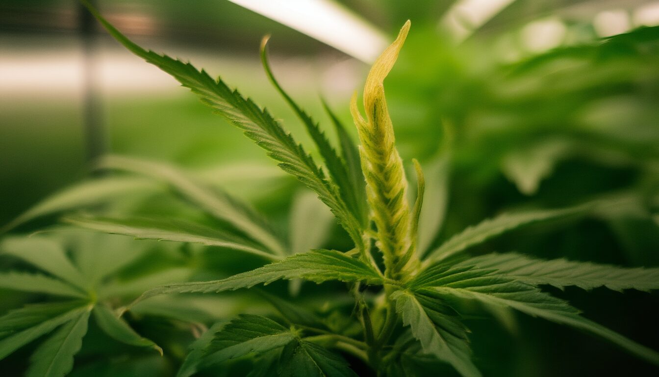 Zinkmangel bei Cannabis: verdrehte junge Blätter retten